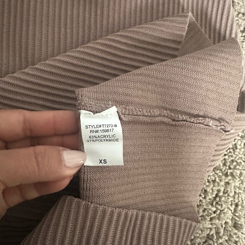 Altar'd State Taupe Ribbed Dress - Picture 5 of 5